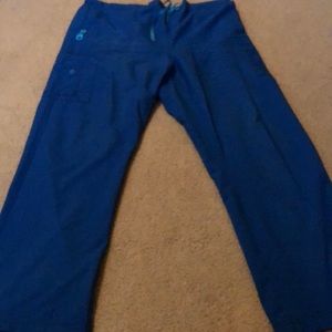 Blue scrub bottoms